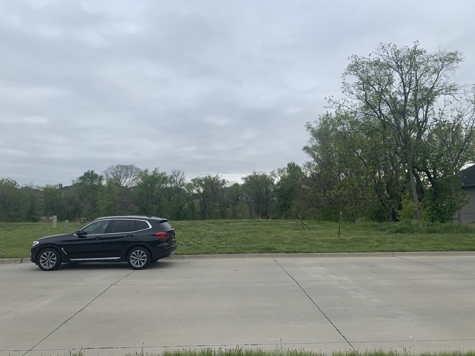 Vacant lot before construction