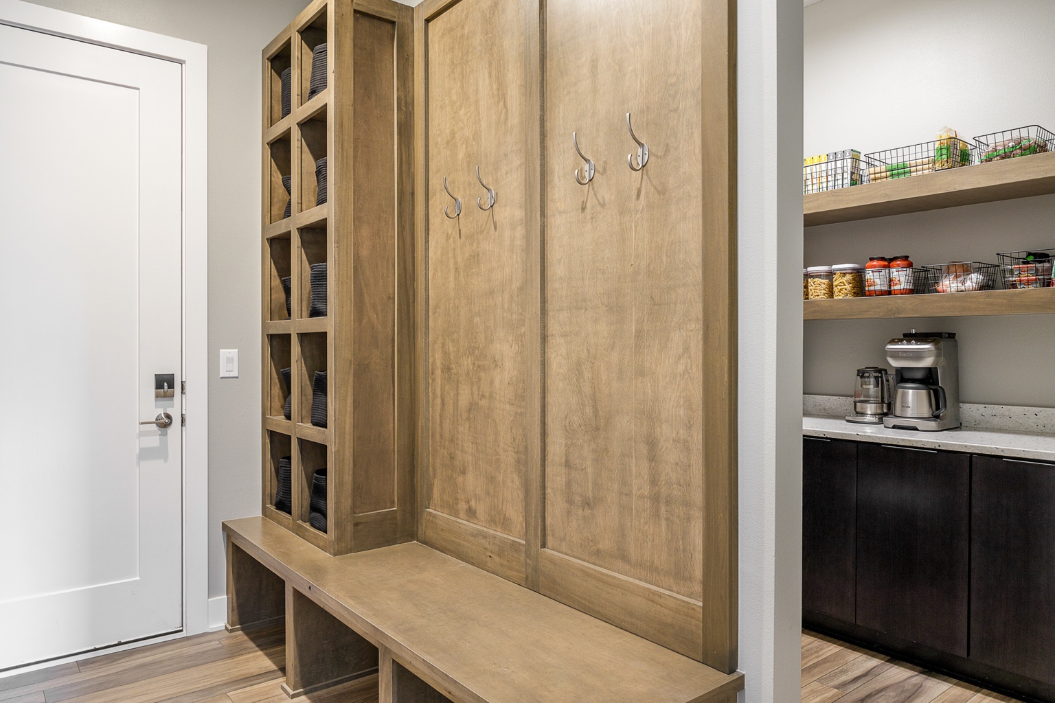Custom mudroom built-ins
